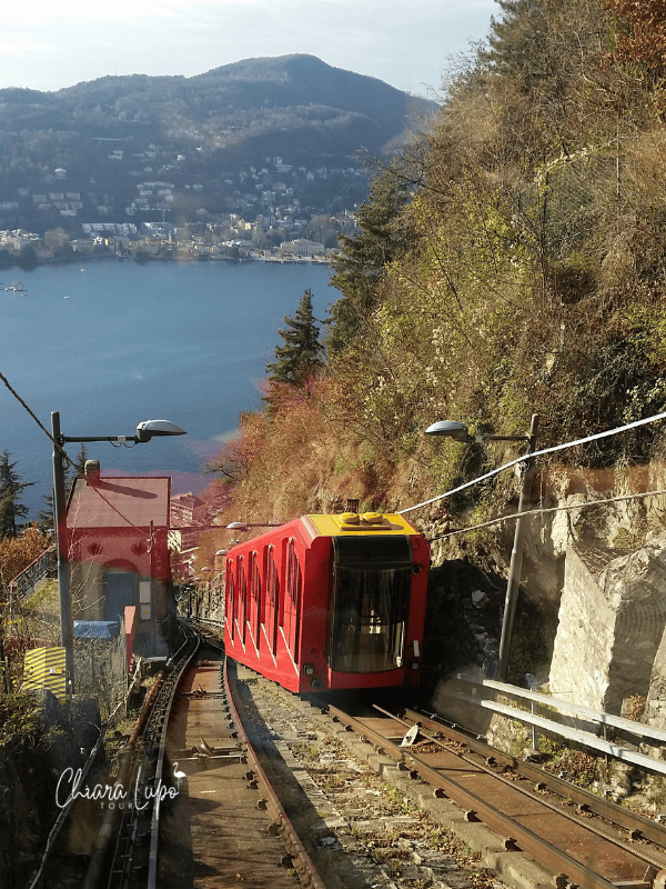 Gita da Como: funicolare per Brunate