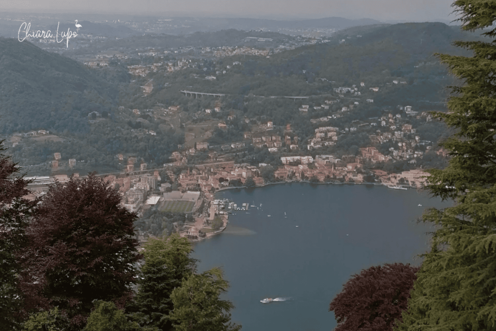 Panorama Como e il lago